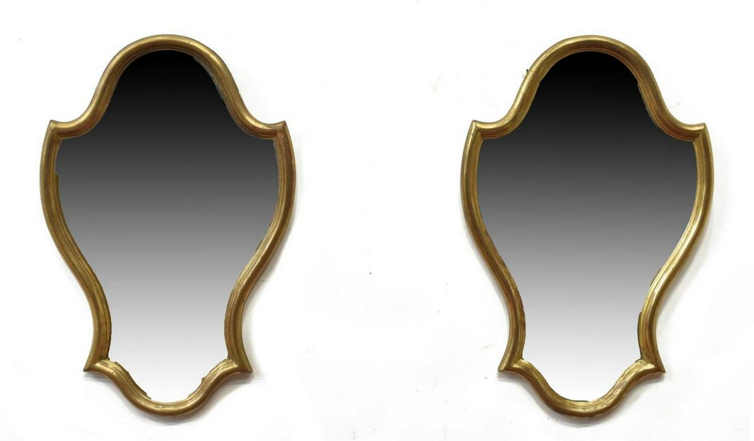 (2) FLORENTINE GILTWOOD WALL MIRRORS (1 of 3)