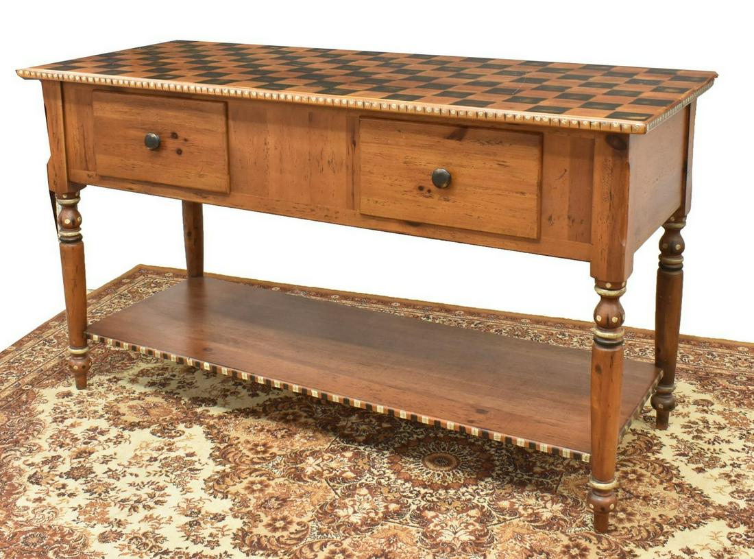 HABERSHAM PLANTATION CHECKERBOARD TOP SIDEBOARD (1 of 5)
