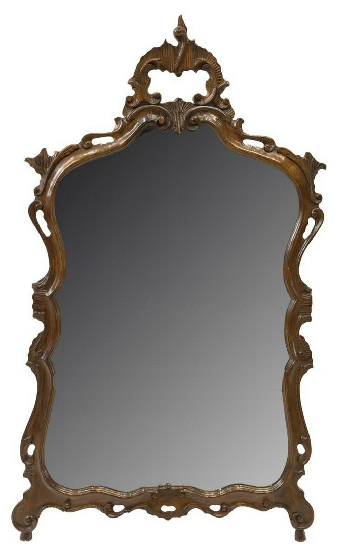 ITALIAN LOUIS XV STYLE CARVED MIRROR 54" X 30" (1 of 3)