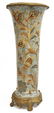 DESIGNER CASTILIAN METAL MOUNTED PORCELAIN VASE