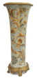 DESIGNER CASTILIAN METAL MOUNTED PORCELAIN VASE - 2