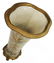 DESIGNER CASTILIAN METAL MOUNTED PORCELAIN VASE - 3