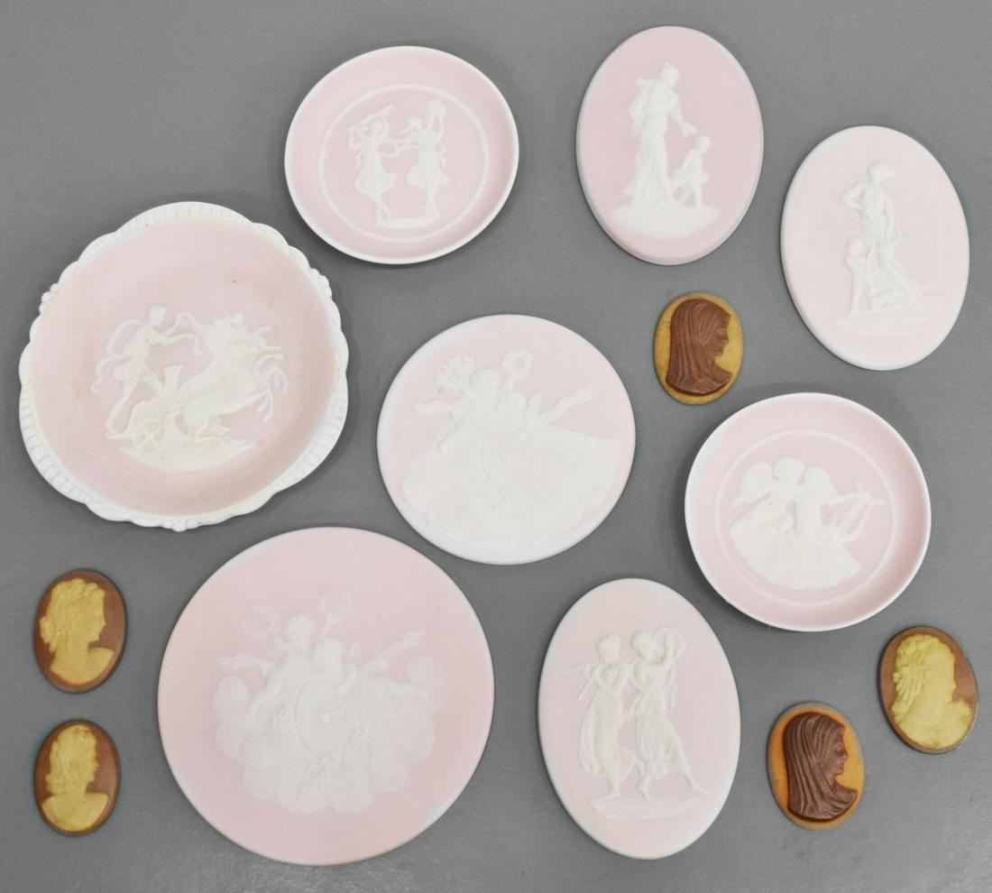 (13) THARAUD LIMOGES PORCELAIN PLAQUES & CAMEOS (1 of 2)