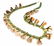 NATIVE AMERICAN TURQUOISE & SHELL BEADED NECKLACE
