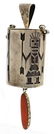 BOBBY TEWA (B.1948) SILVER OVERALY PENDANT BOX
