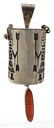 BOBBY TEWA (B.1948) SILVER OVERALY PENDANT BOX - 2
