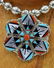 WILSON & CAROLYN NIIHA ZUNI INLAY PENDANT BROOCH