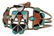 ZUNI MULTI-STONE INLAY THUNDERBIRD CUFF BRACELET
