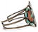 ZUNI MULTI-STONE INLAY THUNDERBIRD CUFF BRACELET - 3