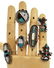 (6) NATIVE AMERICAN ZUNI MULTI-STONE INLAY RINGS