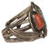 NATIVE AMERICAN TURQUOISE RED CORAL CUFF BRACELET - 2