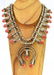 LOUISE YAZZI SQUASH BLOSSOM NECKLACE & EARRINGS - 2