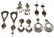 (5 PR) NATIVE AMERICAN TURQUOISE STERLING EARRINGS - 2