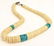 2) NATIVE AMERICAN TURQUOISE HEISHI BEAD NECKLACES - 2