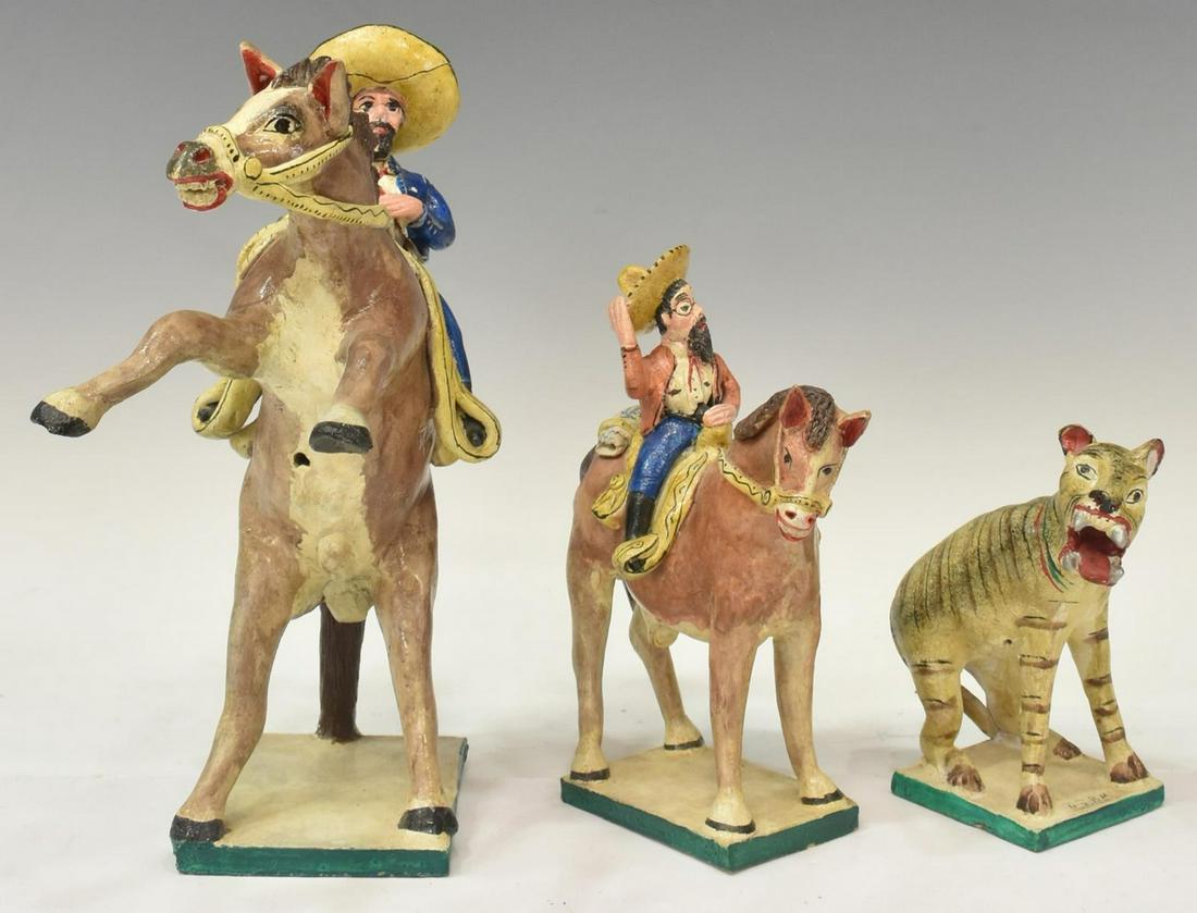 JUAN JOSE RAMOS MEDRANO FOLK ART POTTERY FIGURES (1 of 4)