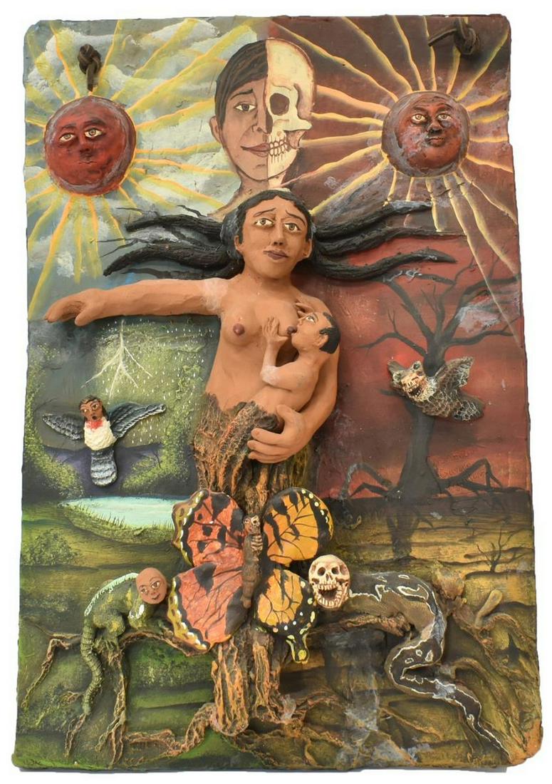 DEMETRIO AGUILAR OAXACA MEXICO WALL SCULPTURE (1 of 3)