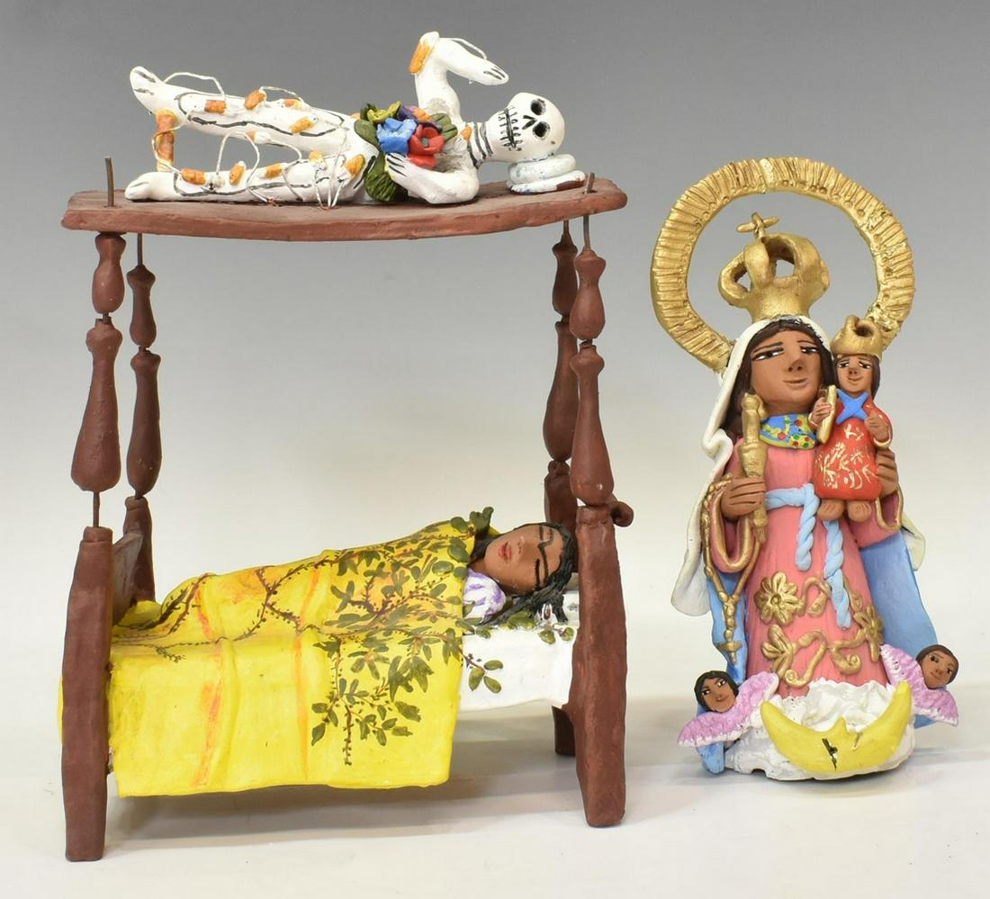 (2) JOSEFINA AGUILAR OAXACA MEXICO CLAY MUNECAS (1 of 3)