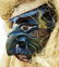 SIGNED TASTOAN PAINTED FIGURAL DANCE MASK - 3