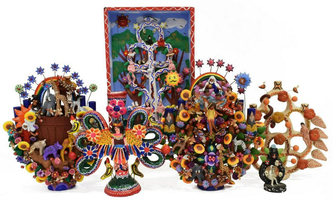 (6) DIMINUTIVE MEXICAN FOLK ART (1 of 7)