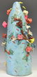 MEXICO FOLK ART CERAMIC FLORAL VIRGEN DE GUADALUPE - 3