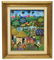 RAFAEL VALLEJO MUNIZ (MEXICO) WATERFALL PAINTING - 2