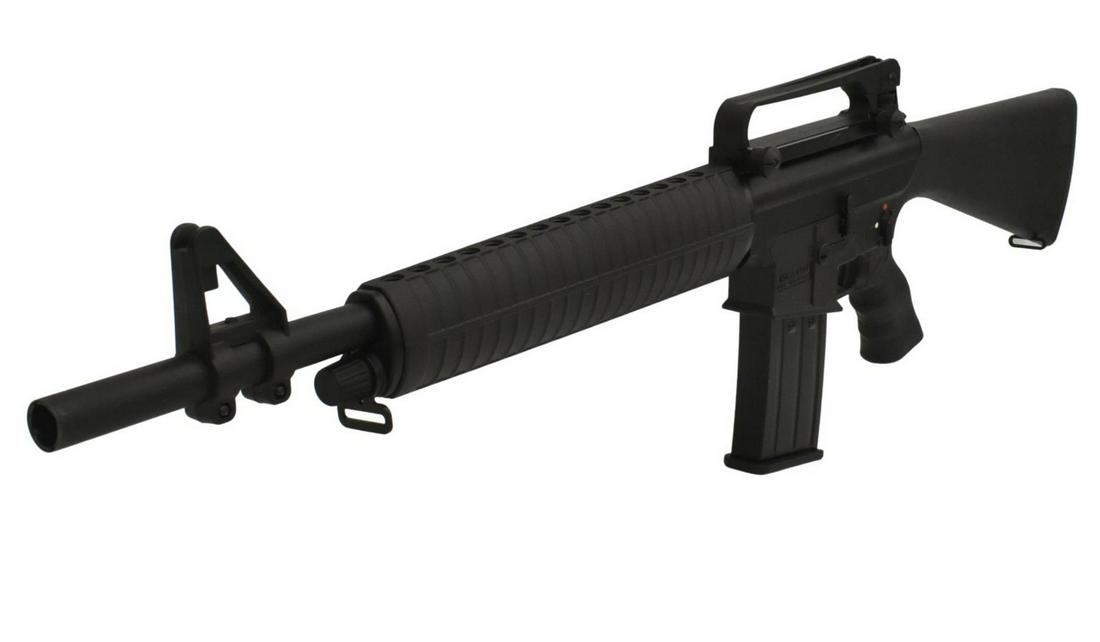 MKA MODEL 1919 SHOTGUN, LIKE NEW IN BOX, NOT FIRED: MKA Model 1919 shotgun, 12 gauge Magnum 3" shells, five-round detachable magazine, 19.7" barrel, all black finish, synthetic stock, like new in MKA box, owner's manual, spare magazine, choke tubes, no