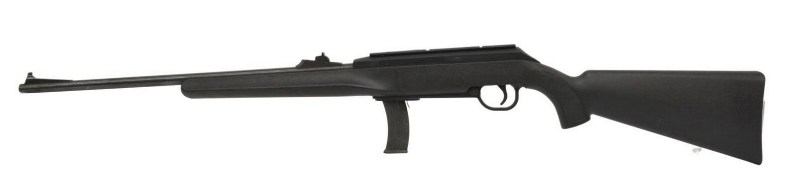 REMINGTON MODEL 522 VIPER, .22LR MAGAZINE: Remington Model 522 Viper rifle, auto load, .22LR, detachable magazine, 20" barrel, adjustable rear sight, scope rail, synthetic black stock, SN 3103XXX *REQUIRES FFL TRANSFER* Start Price: $80.00