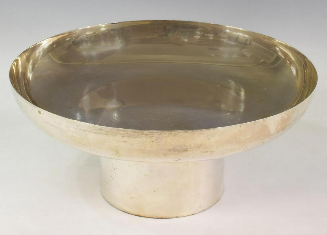 ITALIAN MODERNIST 800 SILVER FOOTED COMPOTE (1 of 3)