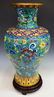 LARGE CHINESE CLOISONNE ENAMEL BALUSTER VASE