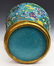 LARGE CHINESE CLOISONNE ENAMEL BALUSTER VASE - 3