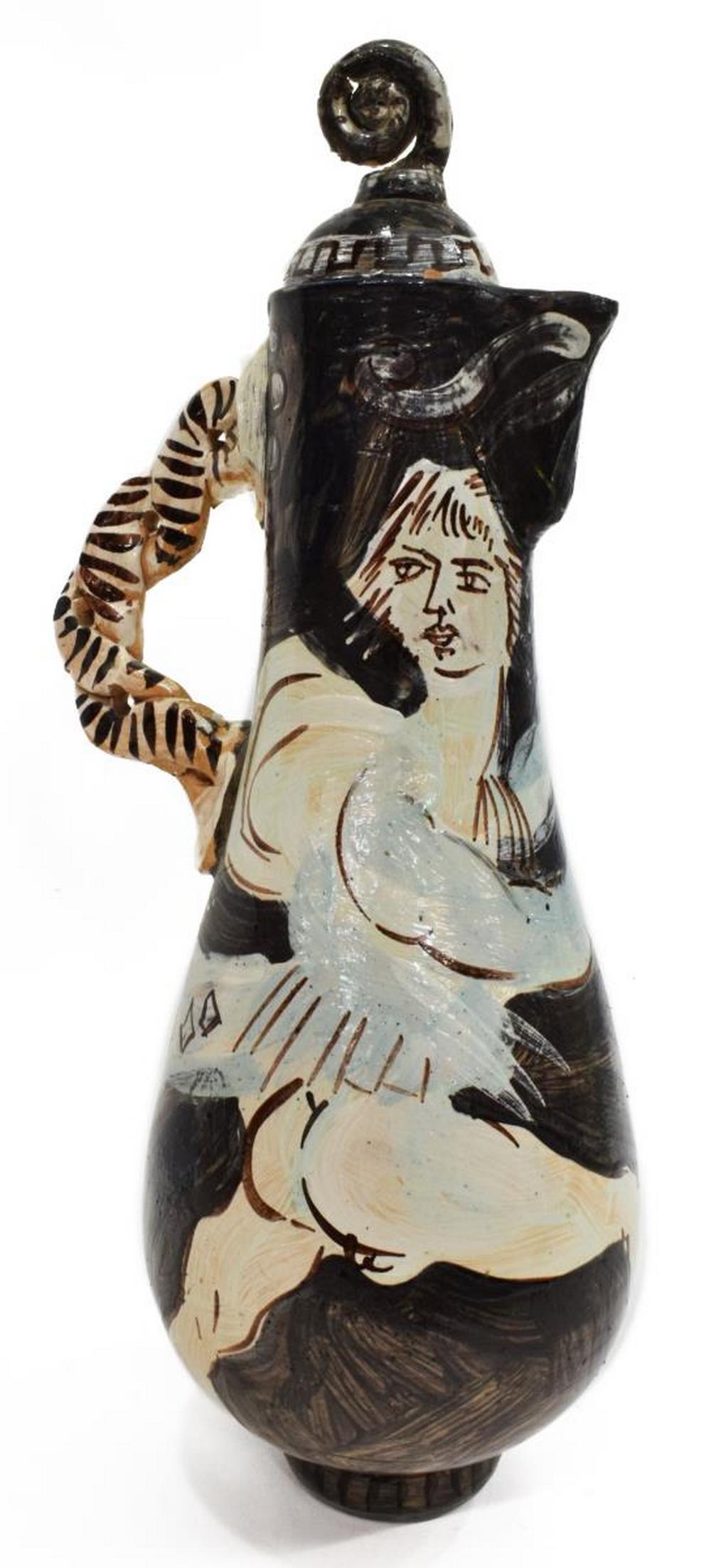 ALBERTO NOBILE ITALIAN MID-CENTURY CERAMIC PITCHER (1 of 5)