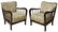 (2) PAOLO BUFFA STYLE MID-CENTURY LOUNGE CHAIRS