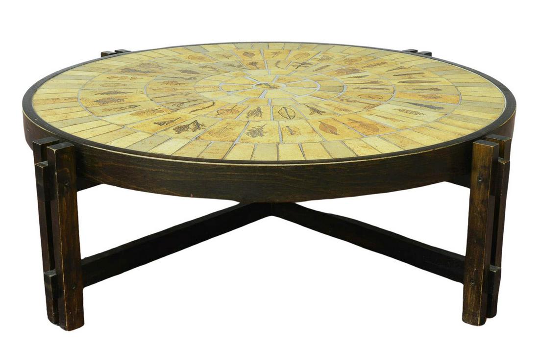 ROGER CAPRON (D.2006) MODERN CERAMIC COFFEE TABLE (1 of 4)