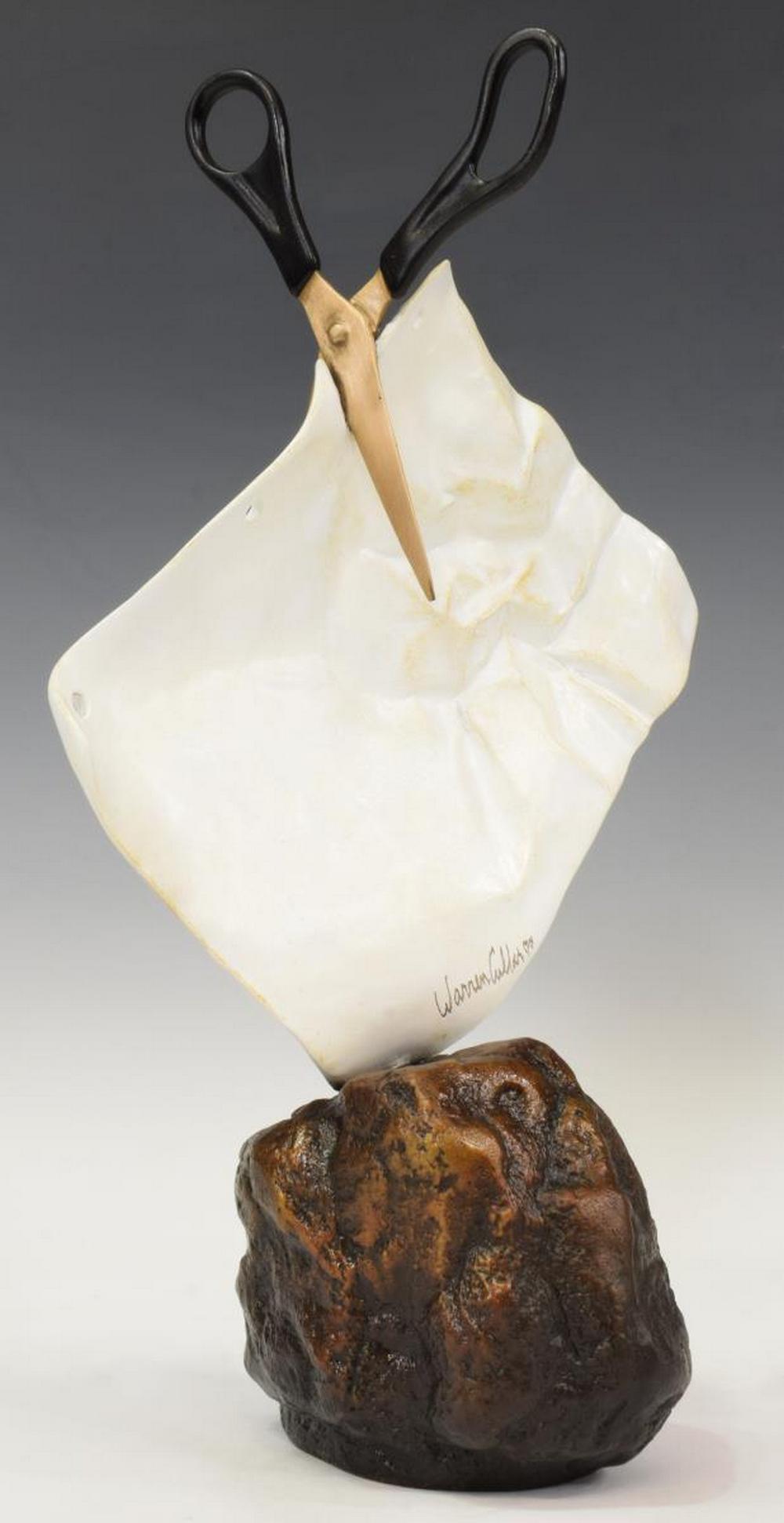 WARREN CULLAR BRONZE 'ALWAYS A WINNER' SCULPTURE (1 of 6)