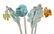 (2) ITALIAN MURANO GLASS REZZONICO WALL SCONCES - 2