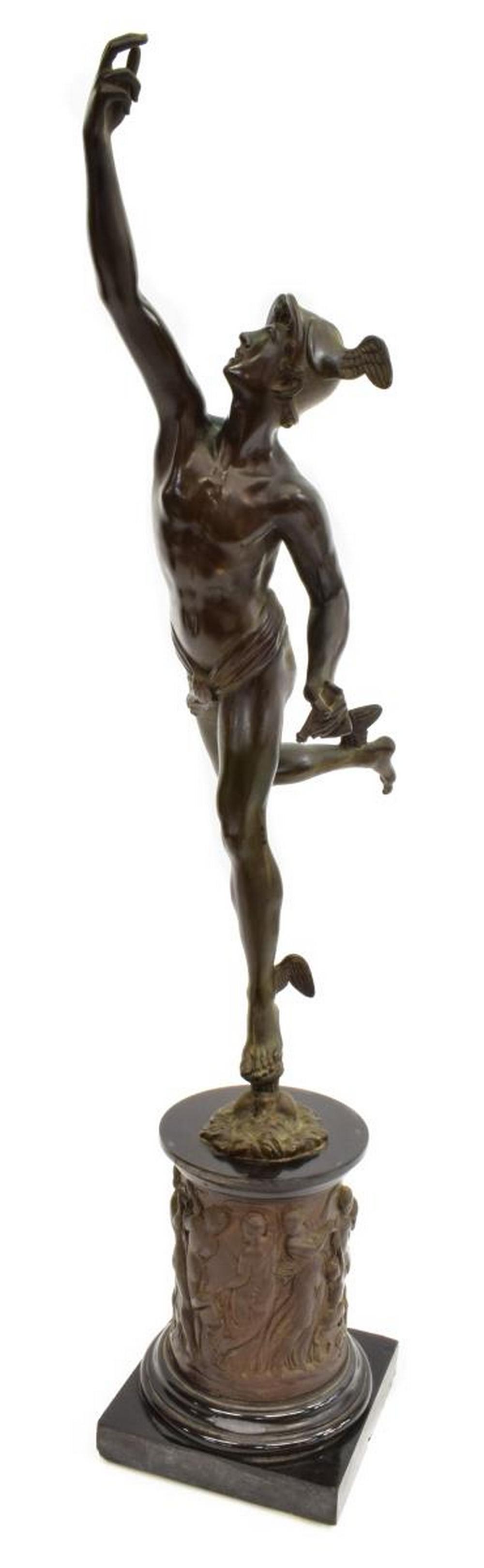NEOCLASSICAL MERCURY BRONZE AFTER GIAMBOLOGNA (1 of 6)