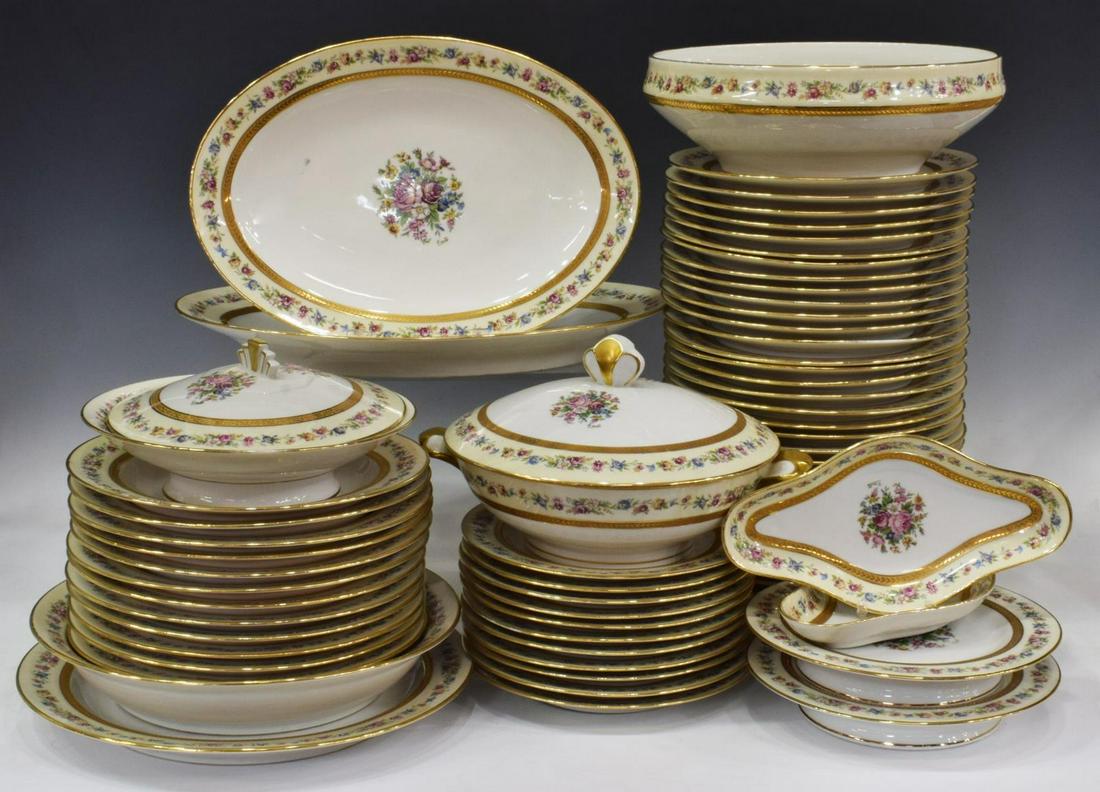 (70) FRENCH NARDON LAFARGE LIMOGES DINNER SERVICE (1 of 6)
