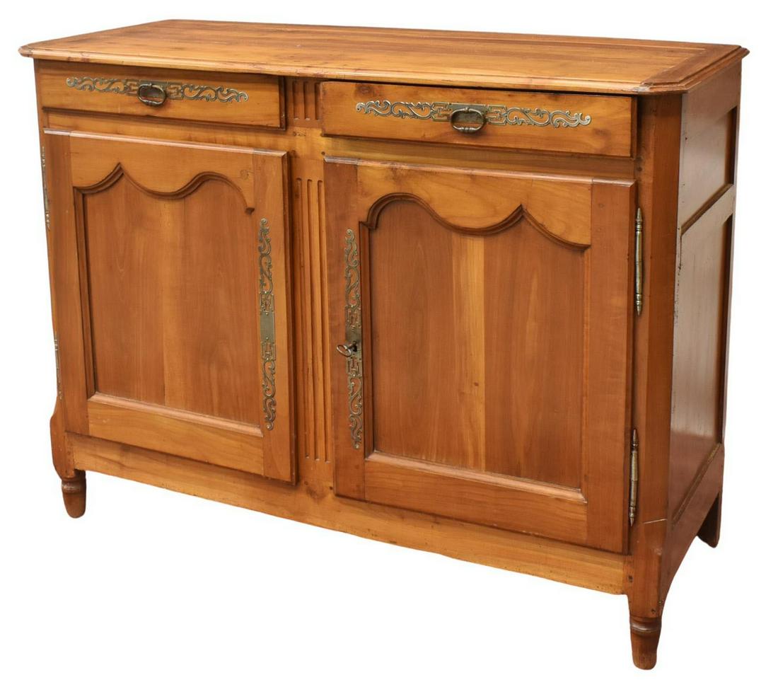 FRENCH PROVINCIAL FRUITWOOD SIDEBOARD (1 of 6)