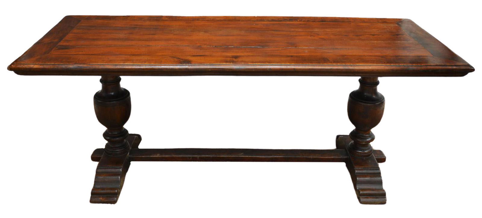 ITALIAN CARVED DINING TABLE MAHOGANY FINISH (1 of 2)