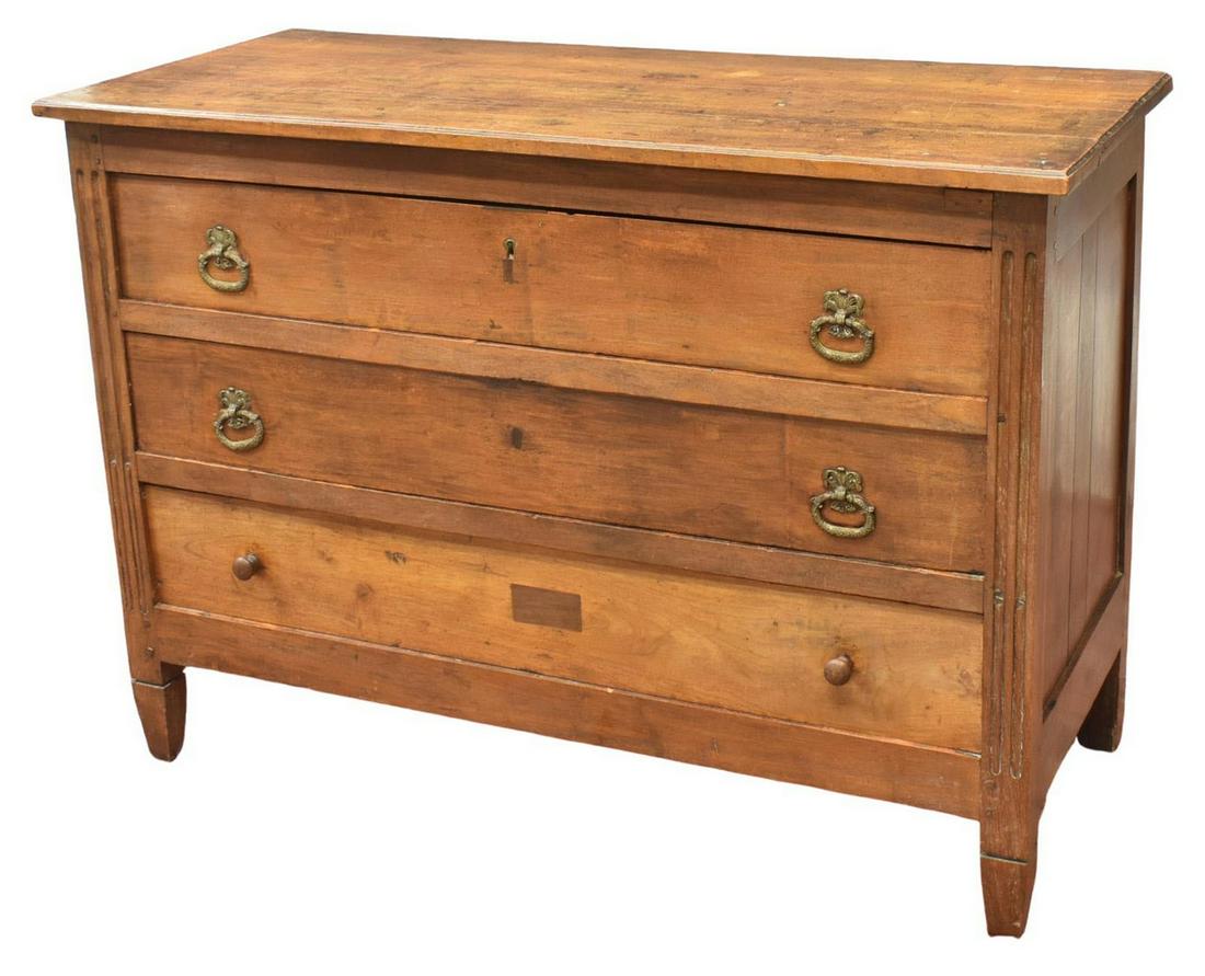 FRENCH LOUIS XVI PERIOD THREE-DRAWER COMMODE (1 of 5)