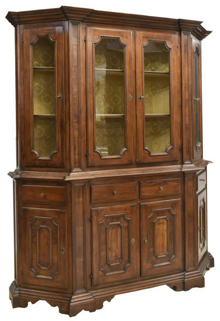 ITALIAN WALNUT BOOKCASE (1 of 5)