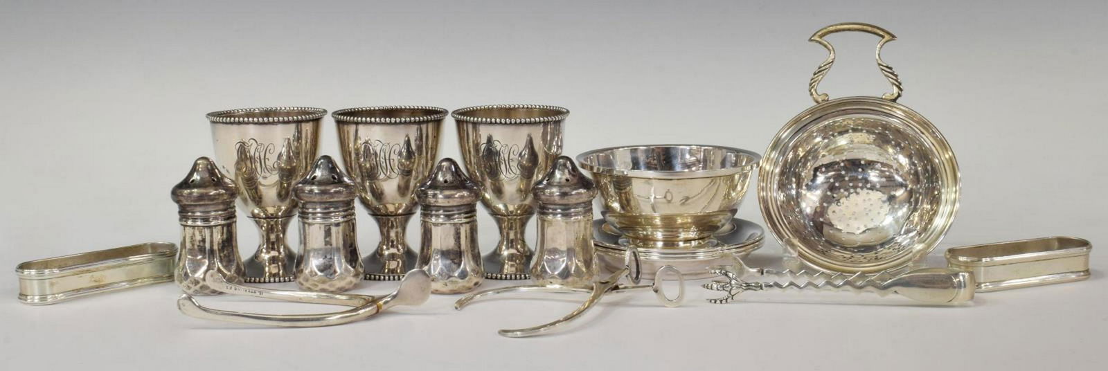 (17) COLLECTION OF STERLING SILVER TABLE ITEMS (1 of 8)