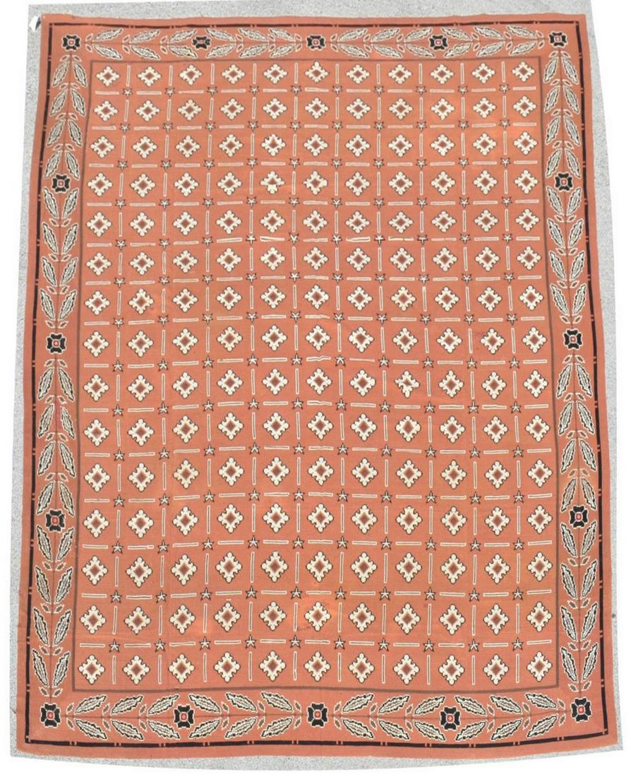 LARGE PORTUGUESE RUG, 19'4.5" x 14'9" (1 of 3)