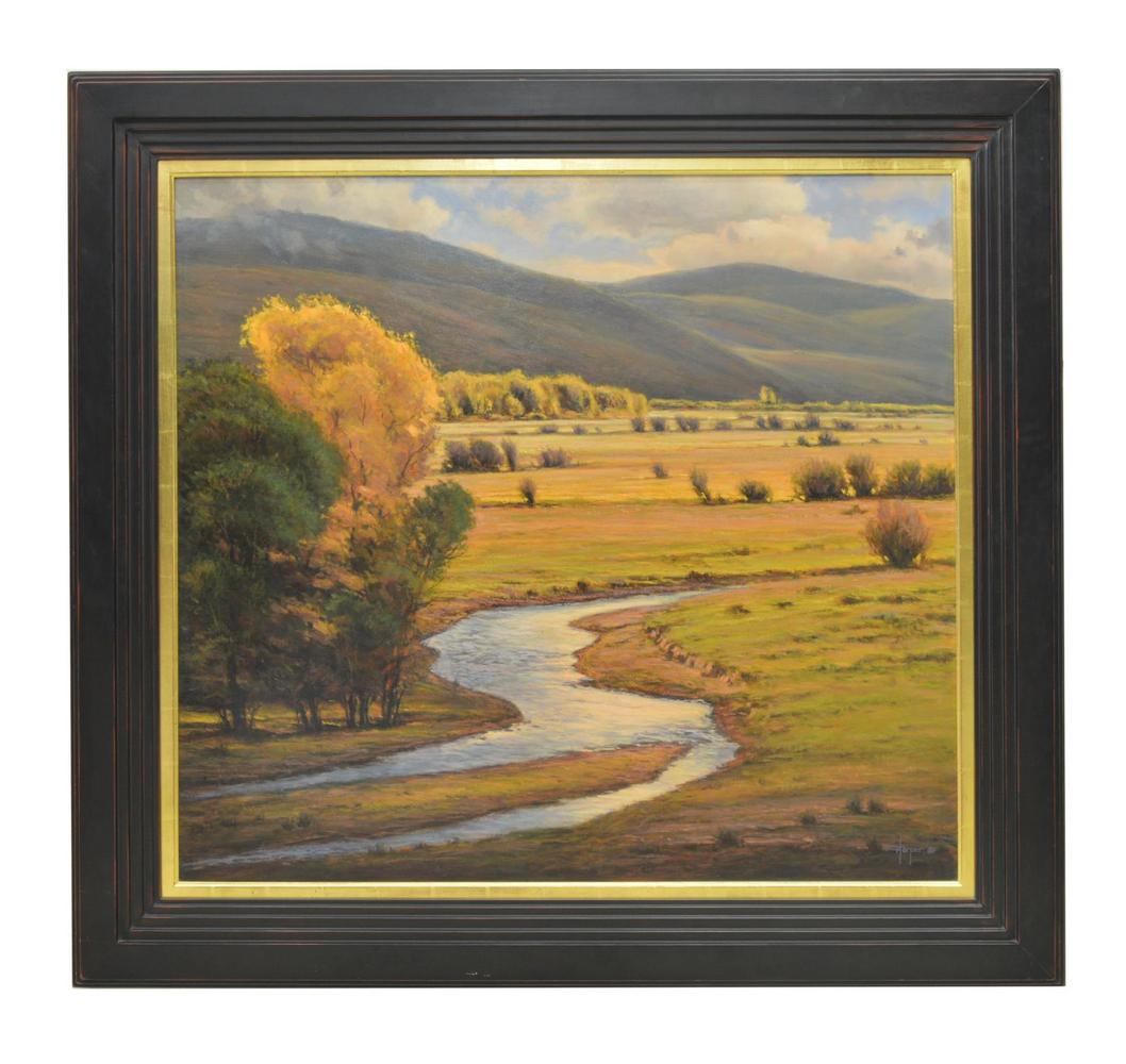 ROBERT HARPER (B.1957) 'PASTURELANDS' 40" x 44" (1 of 5)