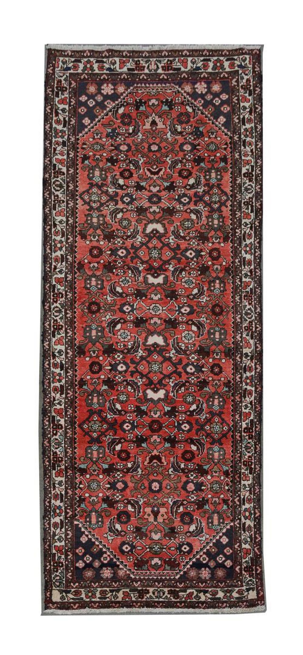 HAND-TIED PERSIAN RUNNER, 9'6" X 3'6" (1 of 5)