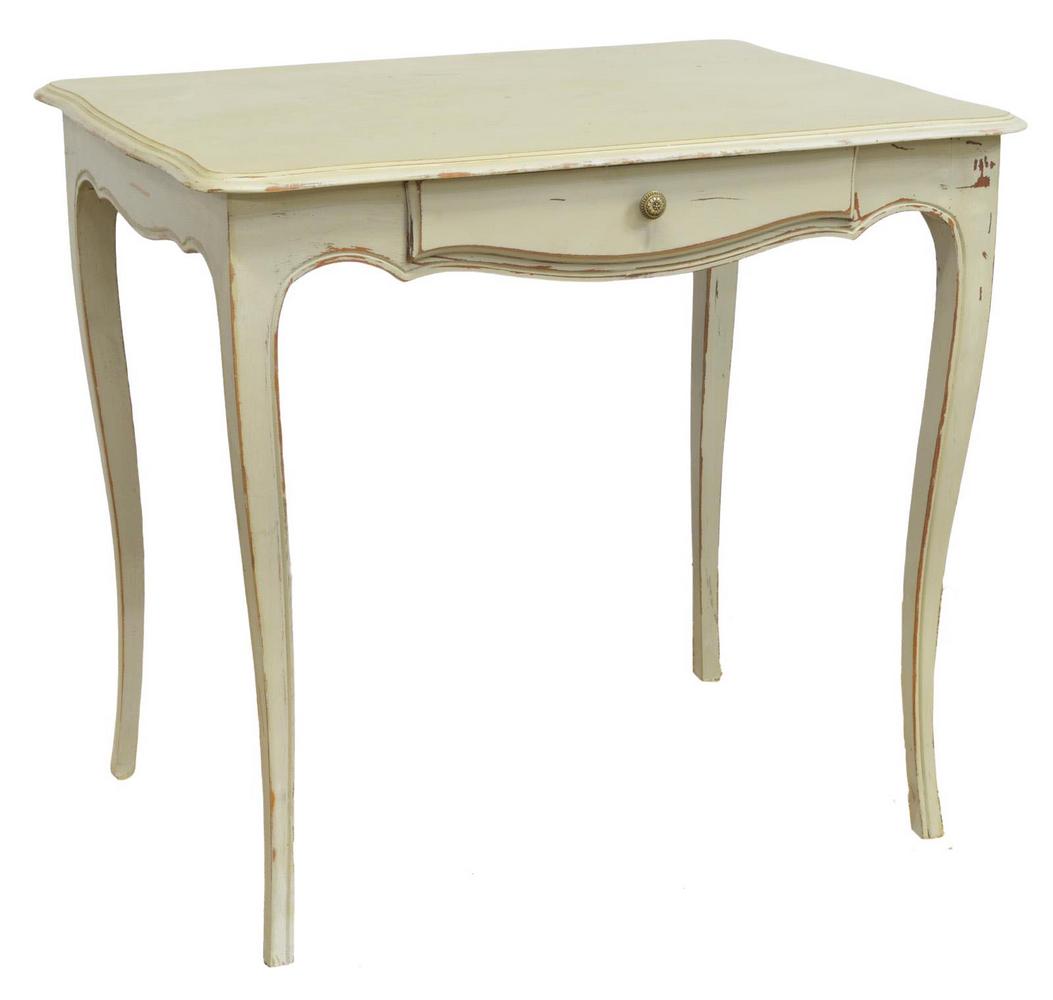 FRENCH LOUIS XV STYLE PAINTED TABLE DESK (1 of 5)