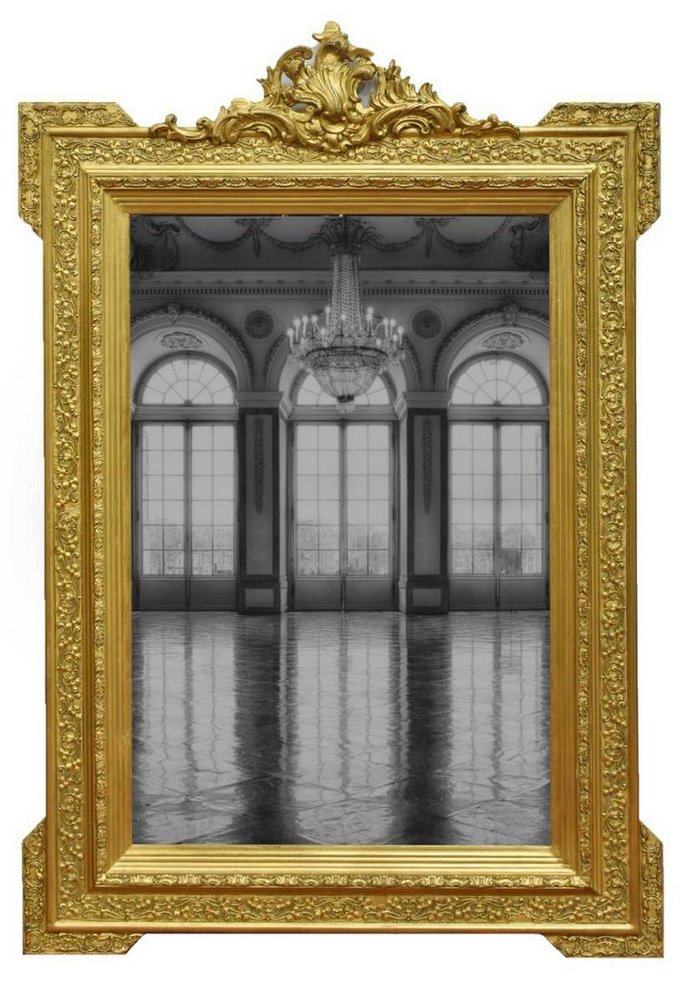 FRENCH GILTWOOD WALL MIRROR, 41.5" X 28.25" (1 of 3)