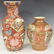 (2) SATSUMA STYLE PARCEL-GILT PORCELAIN VASES - 2