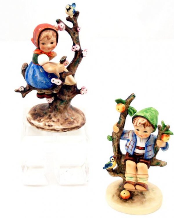 55 HUMMEL FIGURINES APPLE TREE GIRL US ZONE GERMANY