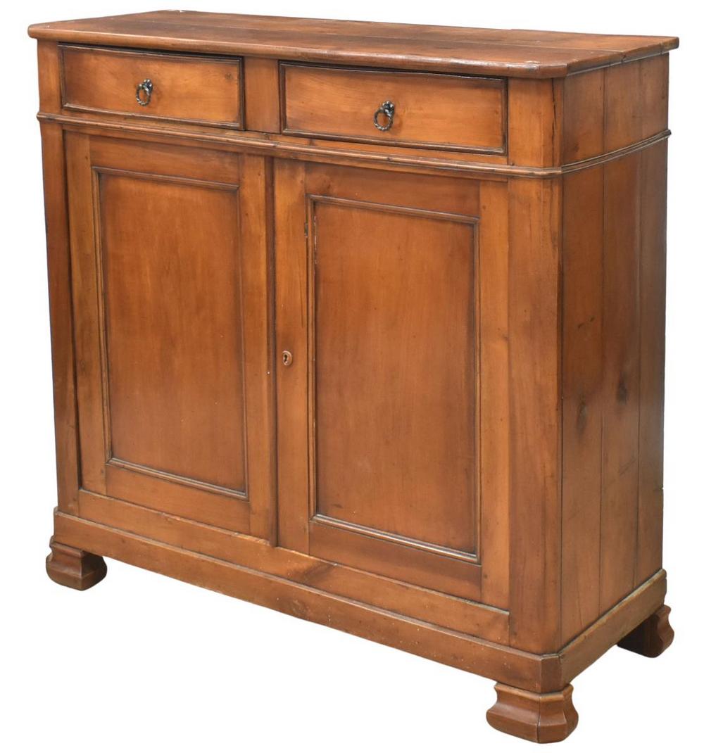 FRENCH LOUIS PHILIPPE PERIOD FRUITWOOD SIDEBOARD (1 of 5)